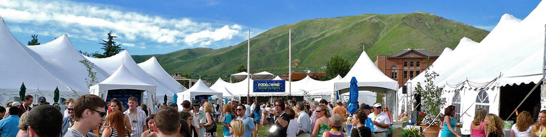 Food and Wine is another Aspen premier event right down the street from the Tyrolean Lodge